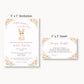 Bunny Baby Diaper Raffle Ticket