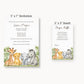 Jungle Safari Diaper Raffle Ticket