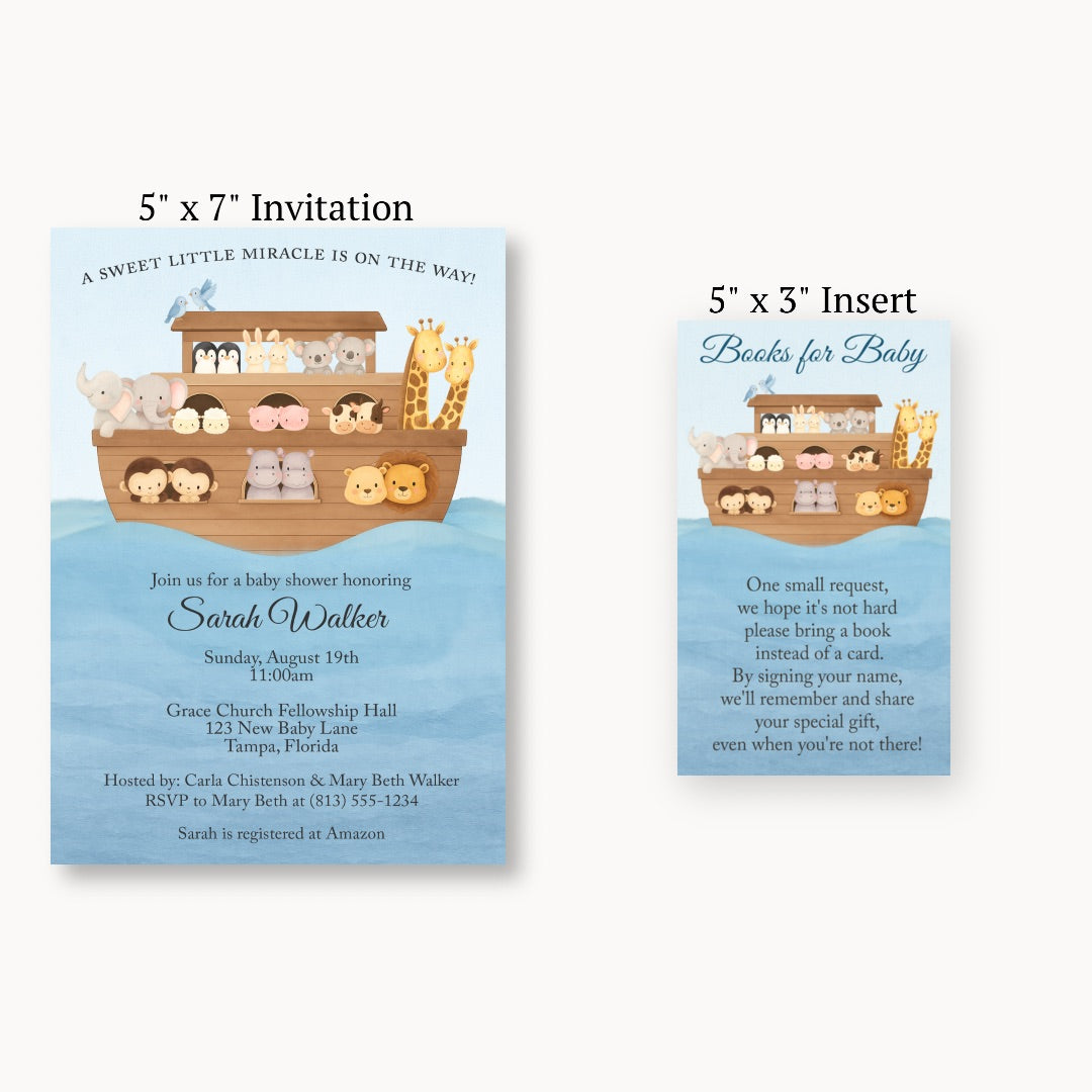 Noah's Ark Bring a Book Card