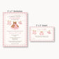 Cowgirl Baby Diaper Raffle Ticket