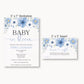 Baby in Bloom Boy Diaper Raffle Ticket