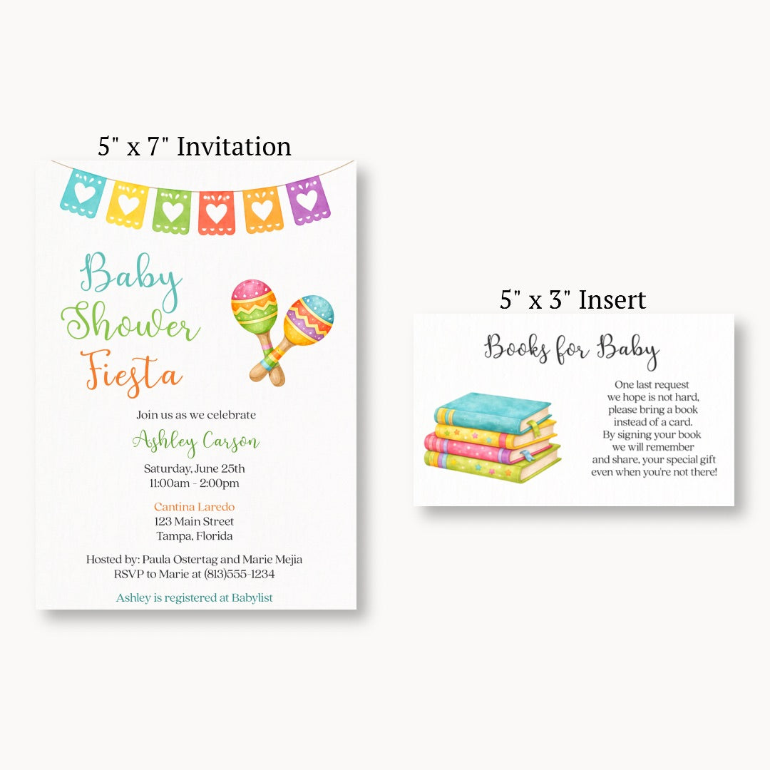 Fiesta Baby Bring a Book Card