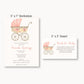 Pink Vintage Carriage Bring a Book Card