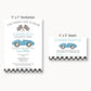 Race Car Baby Diaper Raffle Ticket