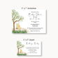 Winnie Horizontal Bring a Book Card