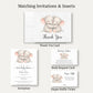 Little Peanut Twin Neutral Baby Shower Thank You Card