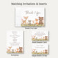 Boho Woodland Baby Shower Thank You Card