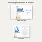 Shower by Mail Blue Baby Shower Thank You Card