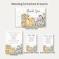 Jungle Safari Baby Shower Thank You Card