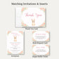 Bunny Baby Shower Thank You Card