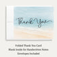 Painted Beach Bridal Shower Thank You Card