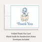 Dinosaur Baby Shower Thank You Card