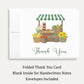 She's Fresh off the Market Bridal Shower Thank You Card