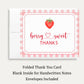 Berry Baby Shower Thank You Card