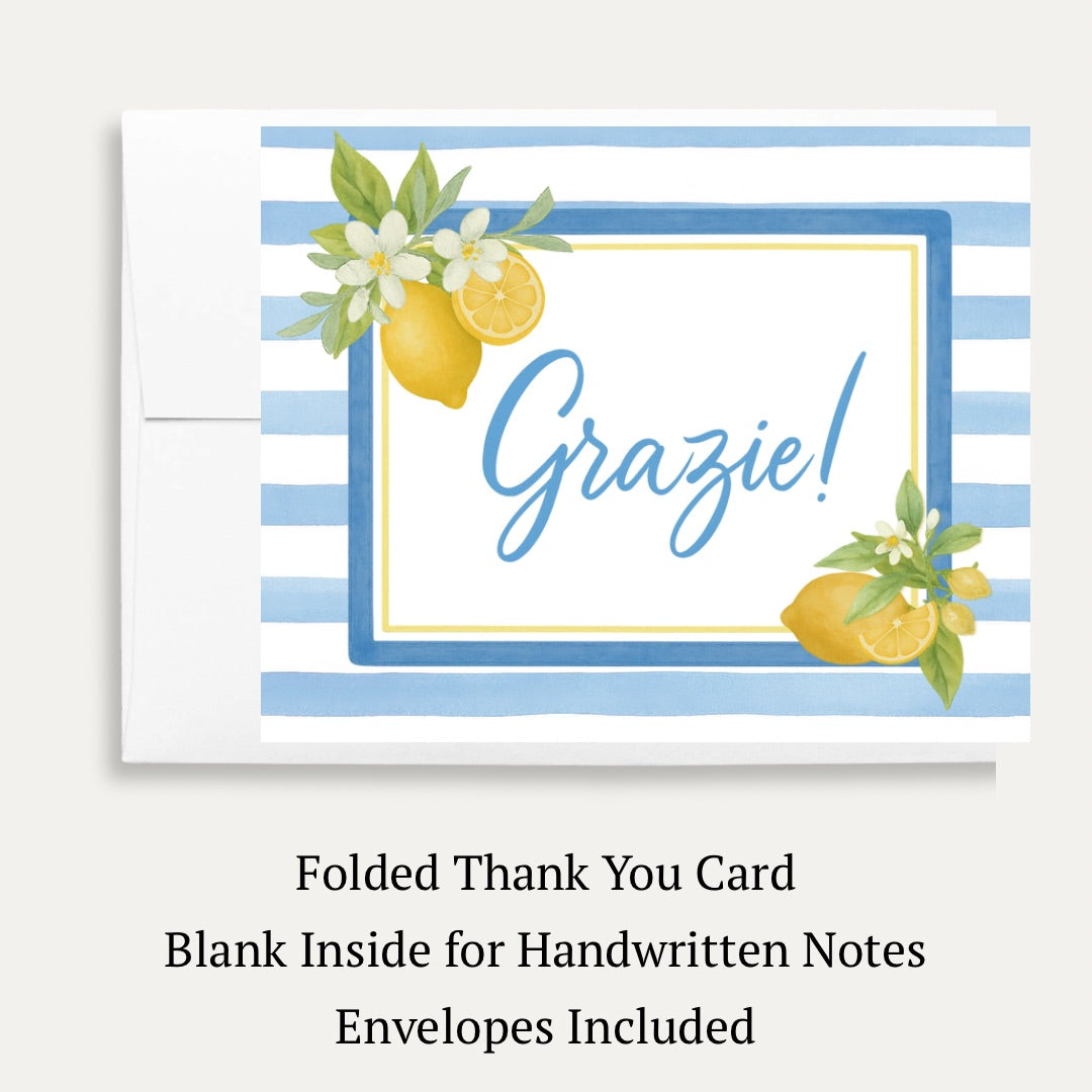 That's Amore Bridal Shower Thank You Card