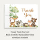 Forest Friends Baby Shower Thank You Card