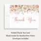 Cascading Florals Bridal Shower Thank You Card