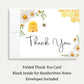 Bride to Bee Bridal Shower Thank You Card