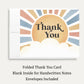 Here Comes the Son Baby Shower Thank You Card