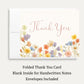 Wildflower Baby Shower Thank You Card