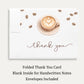 A Baby Latte is Brewing Baby Shower Thank You Card