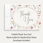 Vintage Love is in Bloom Bridal Shower Thank You Card