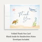 Sea you Soon Baby Shower Thank You Card