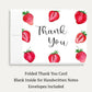 Berry Baby Shower Thank You Card