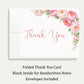 Peonies In Bloom Bridal Shower Thank You Card