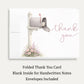 Shower by Mail Pink Baby Shower Thank You Card