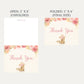 Cowgirl Baby Shower Thank You Card