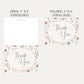 Vintage Love is in Bloom Bridal Shower Thank You Card