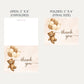 Bearly Wait Brown Baby Shower Thank You Card