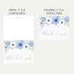 Baby in Bloom Boy Baby Shower Thank You Card