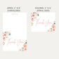 It's A Girl Floral Baby Shower Thank You Card