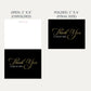 Cap & Confetti Graduation Thank You Card