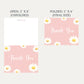 Daisy Baby Shower Thank You Card