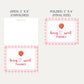 Berry Baby Shower Thank You Card