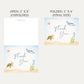 Sea you Soon Baby Shower Thank You Card