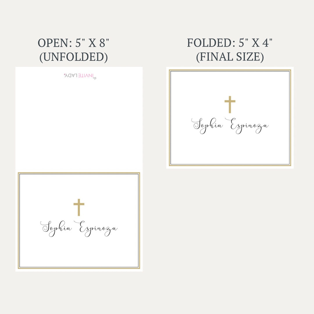 Christian Graduation Thank You Card
