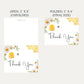 Bride to Bee Bridal Shower Thank You Card