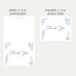 Coastal Bridal Shower Thank You Card