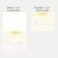 A Little Ray of Sunshine Baby Shower Thank You Card