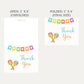 Fiesta Baby Shower Thank You Card