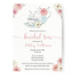 Watercolor Bridal Tea Bridal Shower Invitation