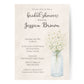 Country Mason Jar Bridal Shower Invitation