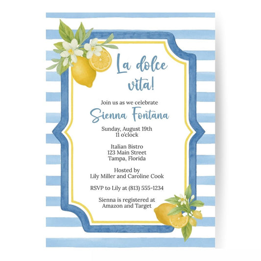That's Amore Bridal Shower Invitation