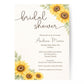 Sunflower Bridal Shower Invitation