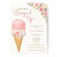 She's Been Scooped Up Bridal Shower Invitation