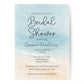 Painted Beach Bridal Shower Invitation
